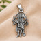 panchmukhi hanuman silver pendant
