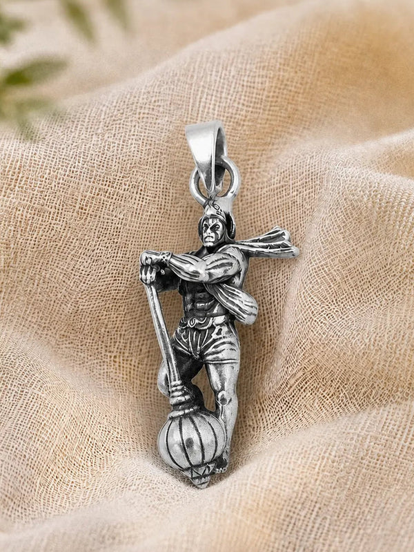 pawan putra silver pendant