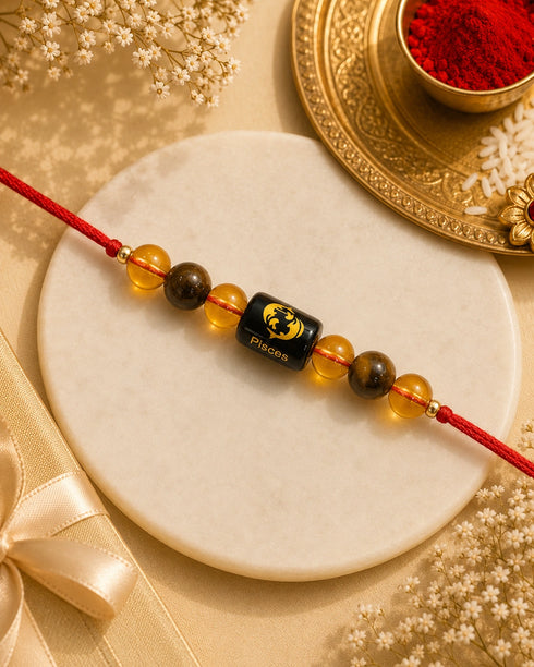 pisces zodiac rakhi