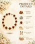 product details Rudraksha German Silver Cap
