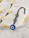 pyrite evil eye hanging
