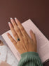 pyrite stone ring