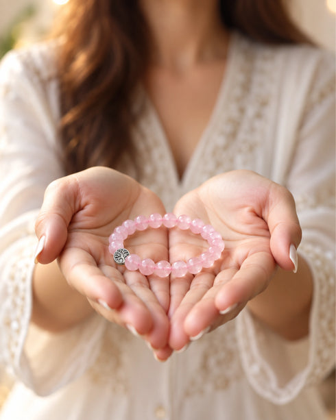 rose quartz bracelet price