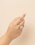 rose quartz ring raw