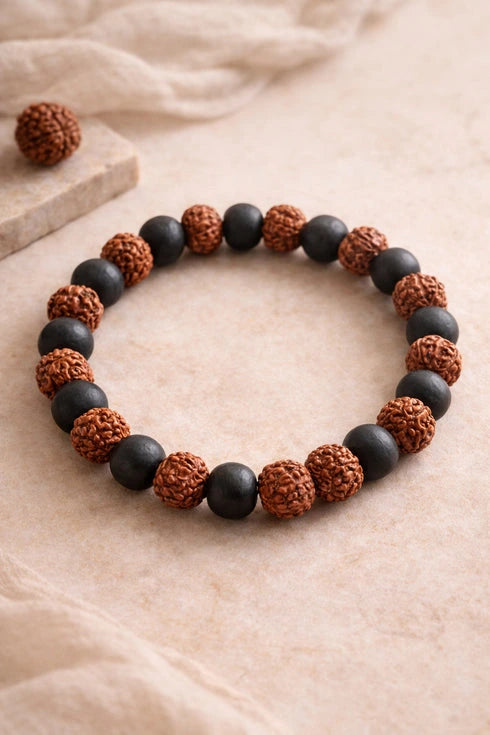 rudraksha karungali bracelet