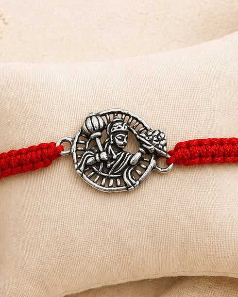 sanjeevani hanuman silver rakhi