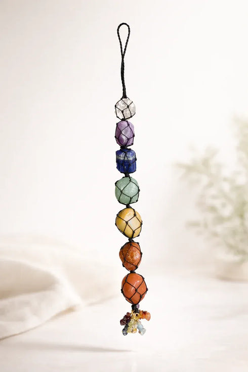 seven chakras wall hanging