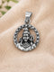 shri mahadev silver pendant