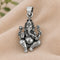 siddhivinayak silver pendant
