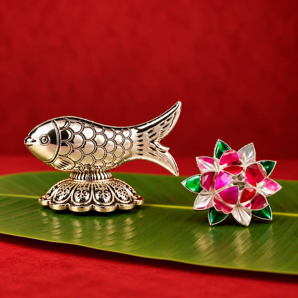silver fish and silver lotus combo