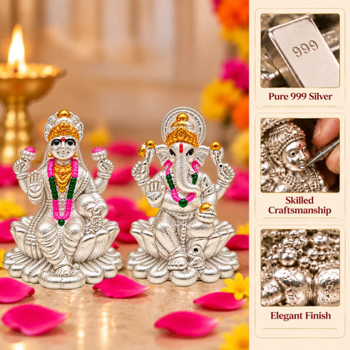 silver ganesh lakshmi benefits