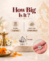 size of modak