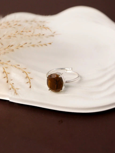 tiger eye ring