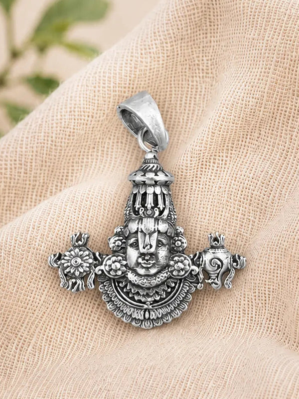 tirupati bala ji silver pendant