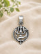 trishul vasuki silver pendent