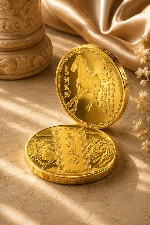 victory brass coin