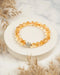 yellow citrine bracelet